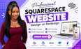 build squarespace website design redesign update squarespace website development