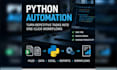 build a python script to automate your repetitive tasks