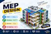 do hvac, electrical, plumbing mep quantity takeoff in revit