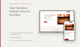 build your small business website