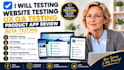 app testing website testing UX review QA testing product app review beta testing