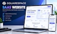 build squarespace ai saas website ai startup website custom squarespace website