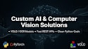 build custom computer vision, yolo object detection, models