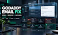fix godaddy email not sending, receiving and outlook issues