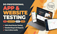do app testing, website testing, and QA on ipad, iphone, and android