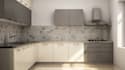 design modern kitchen cabinets  in mozaik