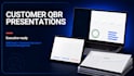 create a professional b2b customer qbr presentation