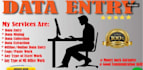 do accurate data entry and copy paste tasks