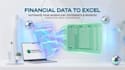 extract convert PDF bank statements and invoices into clean excel CSV