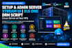 setup admin server, xtream ui, xui one, drm script, linux server, on your vps