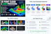 develop python scripts for 3d point cloud and lidar processing