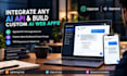 integrate any ai API and build custom ai web applications