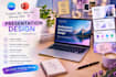 design canva presentation and powerpoint slides