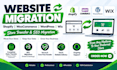 website migration shopify woocommerce wordpress wix store transfer SEO migration