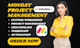 setup monday project managemet monday crm monday workspace monday automation