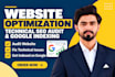 do website optimization, on page and technical SEO audit and google indexing