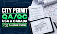 do QA qc and permit review