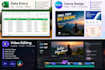 do data entry , video editing , canva design, translation