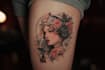 unique customized realism tattoo design