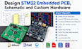 design stm32 embedded pcb schematic and custom hardware
