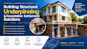 design building structural underpinning and foundation settlement solutions