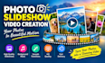 create a professional photo slideshow video