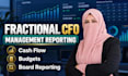 provide fractional cfo management reporting and cash flow support