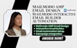 setup mailmodo amp email design mailmodo interactive email builder automation