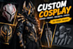 design custom cosplay armor, masks, helmets and props