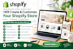 create, customize, and set up your shopify ecommerce store