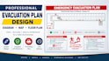 create custom evacuation plan,diagram,map