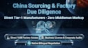 be your china sourcing agent and verify direct factories,