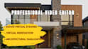 create real estate virtual staging, renovation and architectural visualization