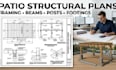 patio structural plans,drawings and engineering calculations