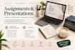 create professional assignments, presentations and academic documents