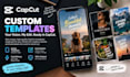 do editable custom capcut templates capcut video editing vlogs songs prom