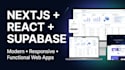 build a nextjs react website with supabase