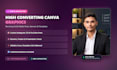 design eye catching social media posts and canva graphics