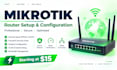 set up mikrotik router and freeradius server for your isp