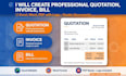 create professional civil work and facility management quotation and boq