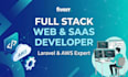build a custom full stack saas application and deploy to AWS
