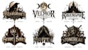 design vintage gothic, occult and medieval logo
