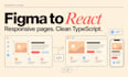 convert your design into a responsive react page