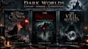 create dark fantasy, horror and supernatural book cover