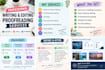 do ppt, cvs, writing, video and photo editing, and proofreading,