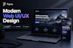 design a modern website UI UX in figma