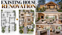 create existing house renovation plans with detailed 3d layouts