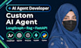 build a custom ai agent with langgraph, rag and fastapi