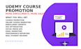 do online course promotion udemy instructor marketing promotion