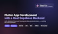 build a flutter app with a supabase backend, auth and database